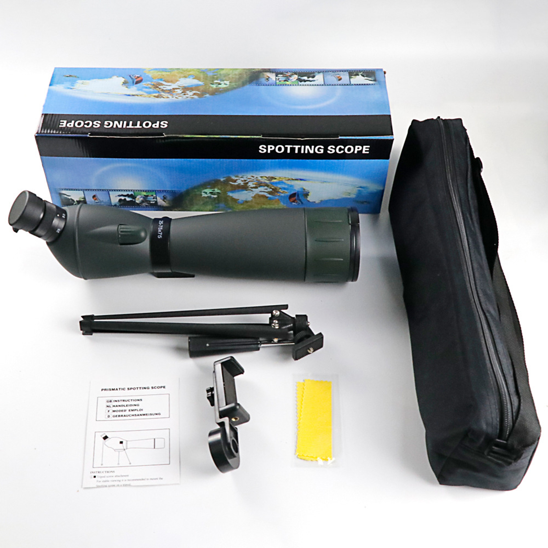 Adjustable Spotting Scope Tripod 3
