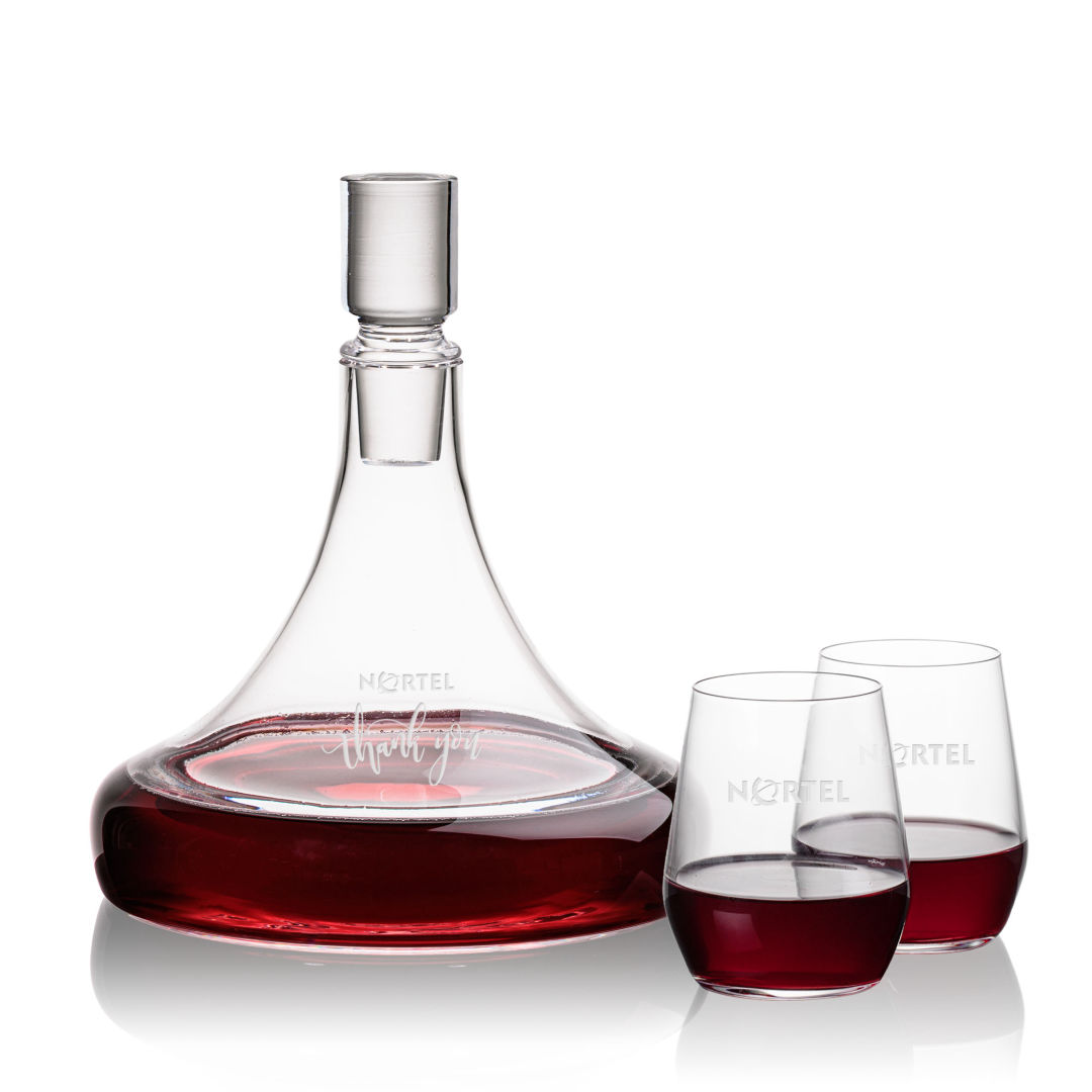 Ashby Decanter & Germain Stemless Wine 1