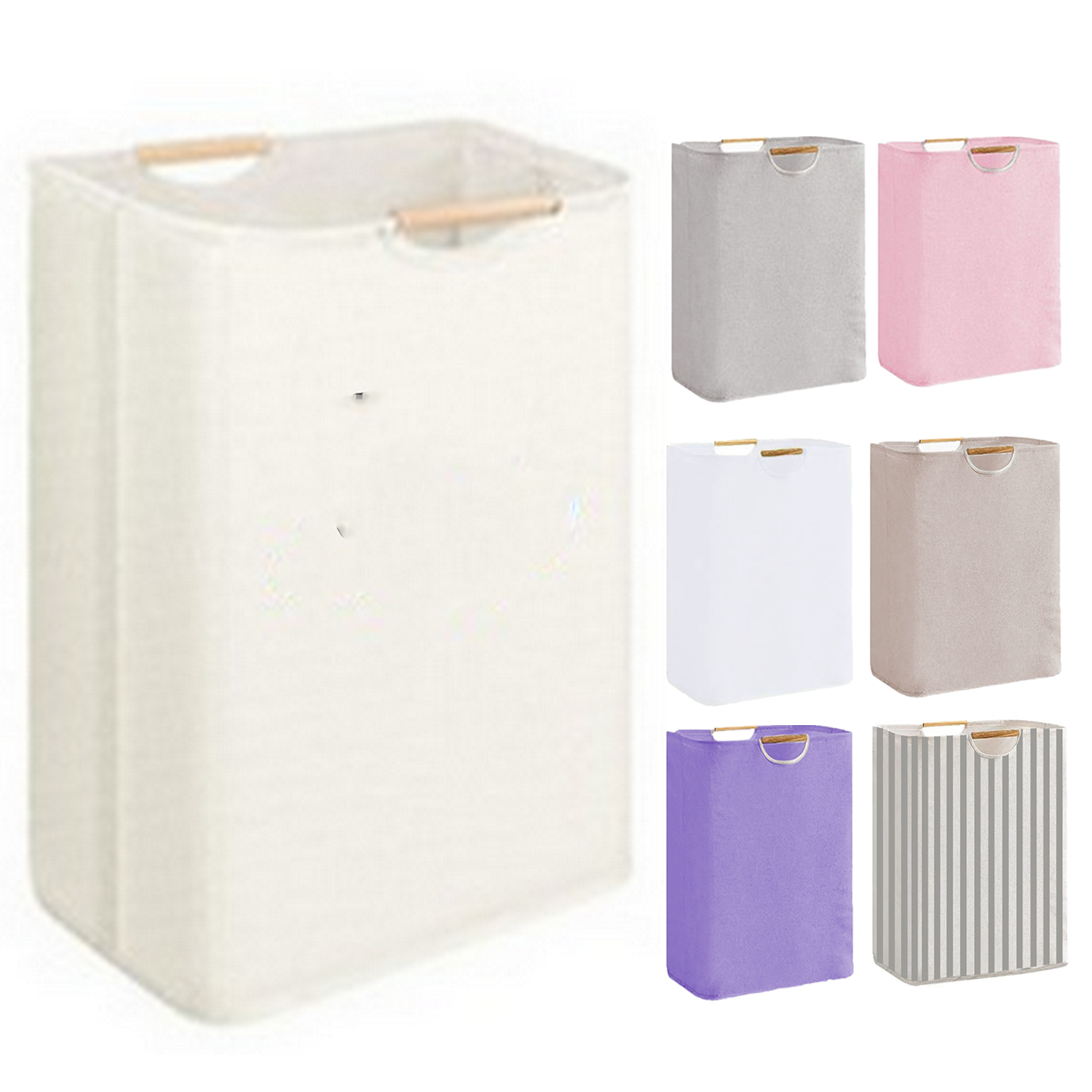 Folding Household Laundry Basket 1