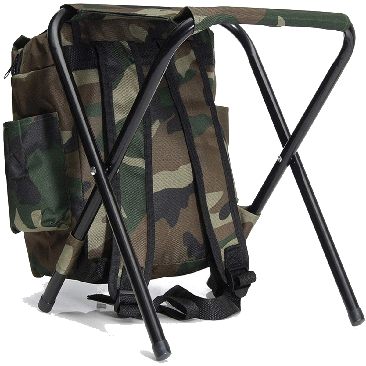 Portable mountaineering backpack chair 3