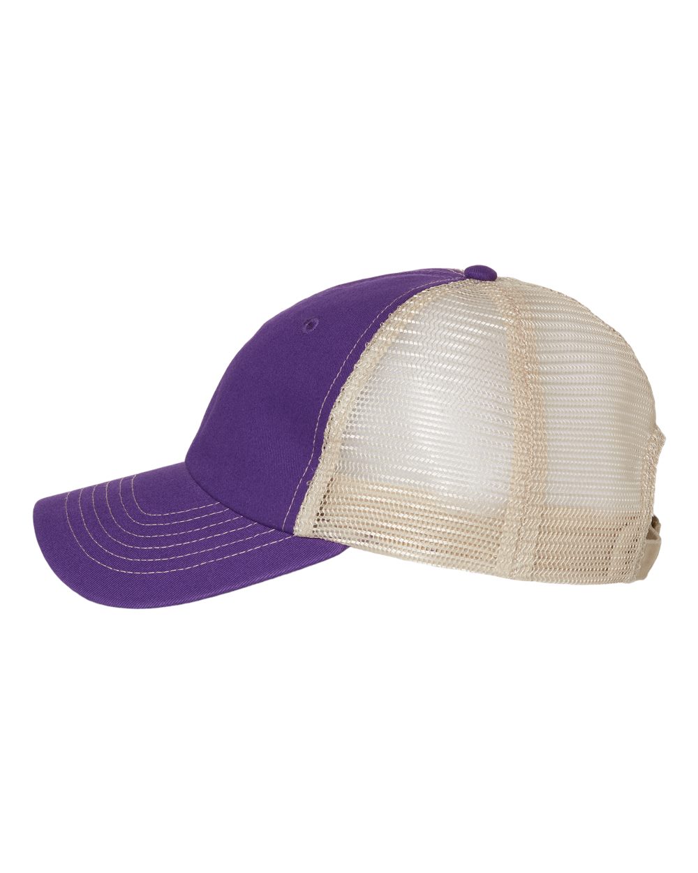 Contrast-Stitch Mesh-Back Cap - 3100 24