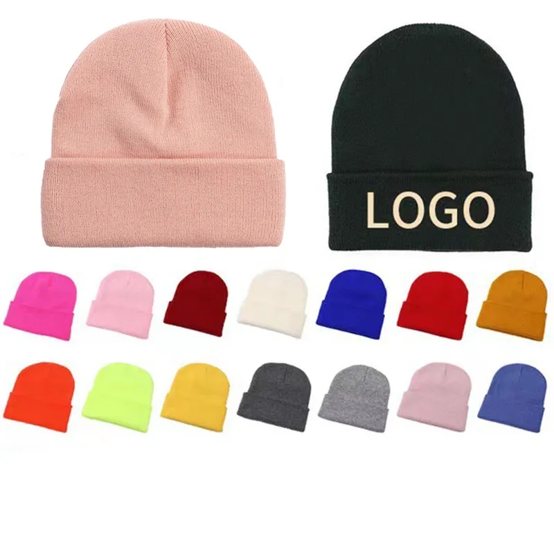 Acrylic Knit Hat Winter 6