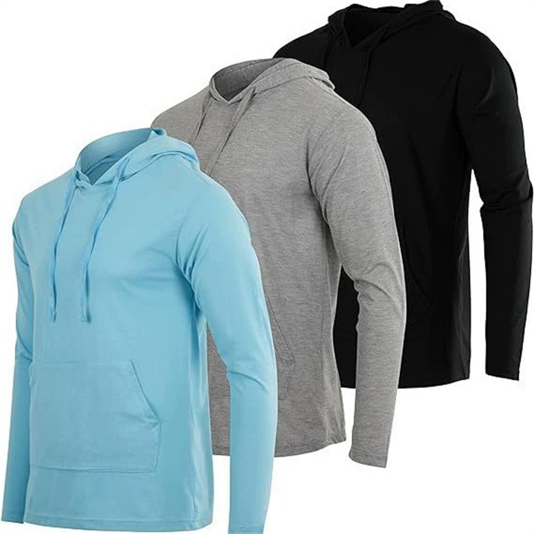 Men's Cotton Drawstring Hoodie, custom hoodie or sweatshirt with logo imprint 11