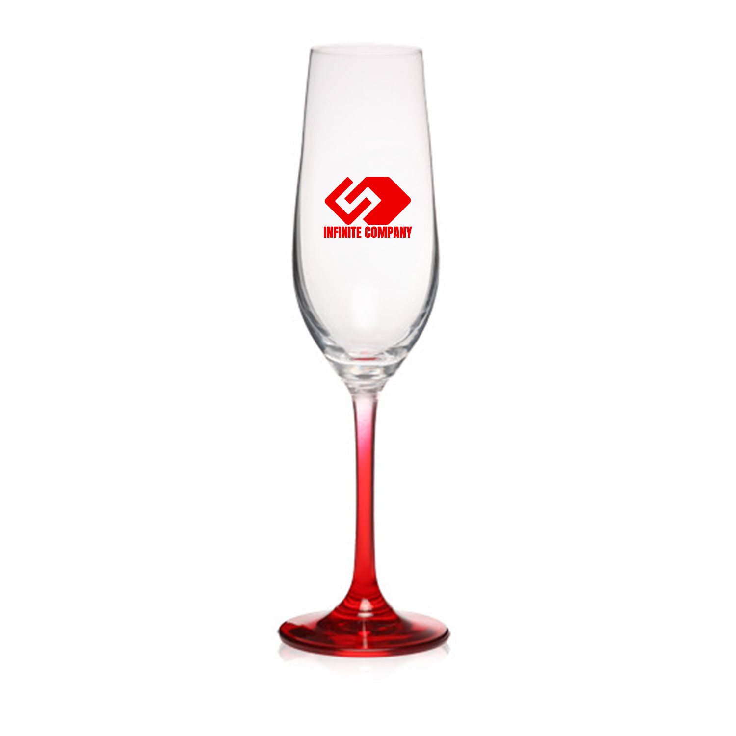 8 oz. Crystal Champagne Glass (Full Color Imprint) 14