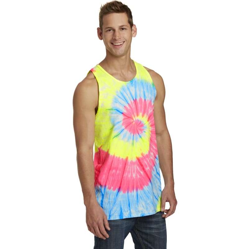 Port & Company Tie-Dye Tank Top. 12