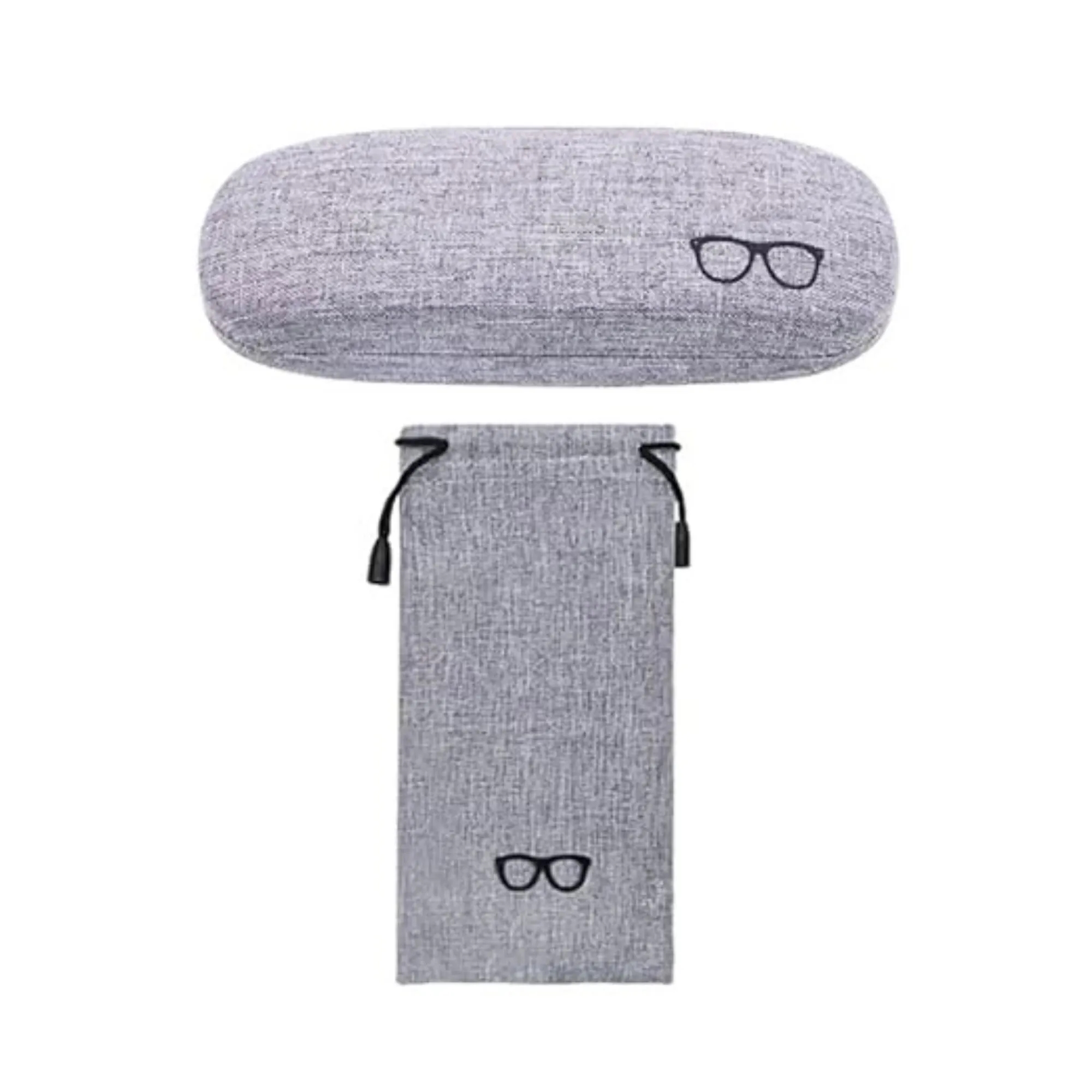 Glasses Storage Hemp Iron Box with Same Color Bag 3