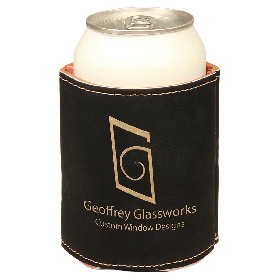 Laserable Leatherette Beverage Holder 14