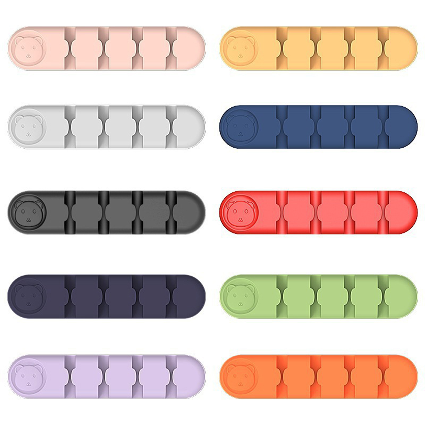 Silicone Cable Clip Organizer 3
