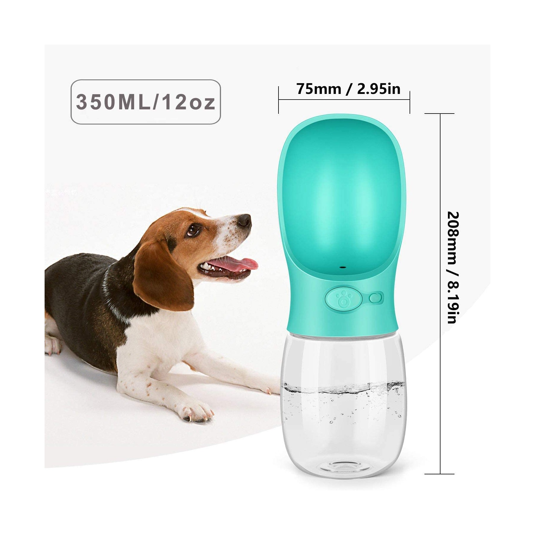 12OZ Leak Proof Portable Pet Dog Water Bottle 2