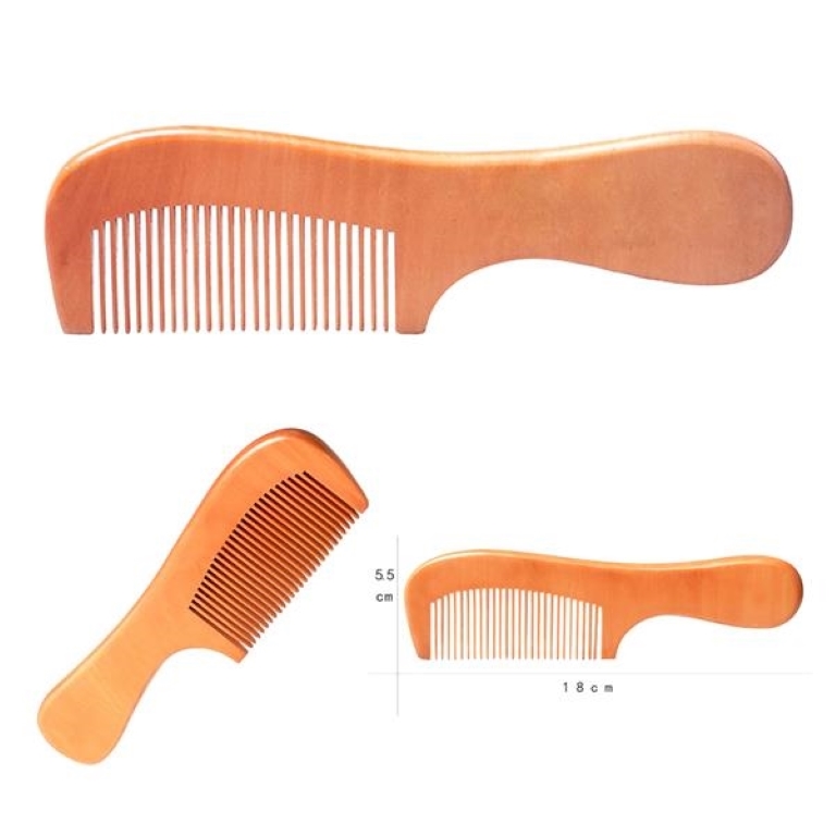 Peach Wood Comb 1