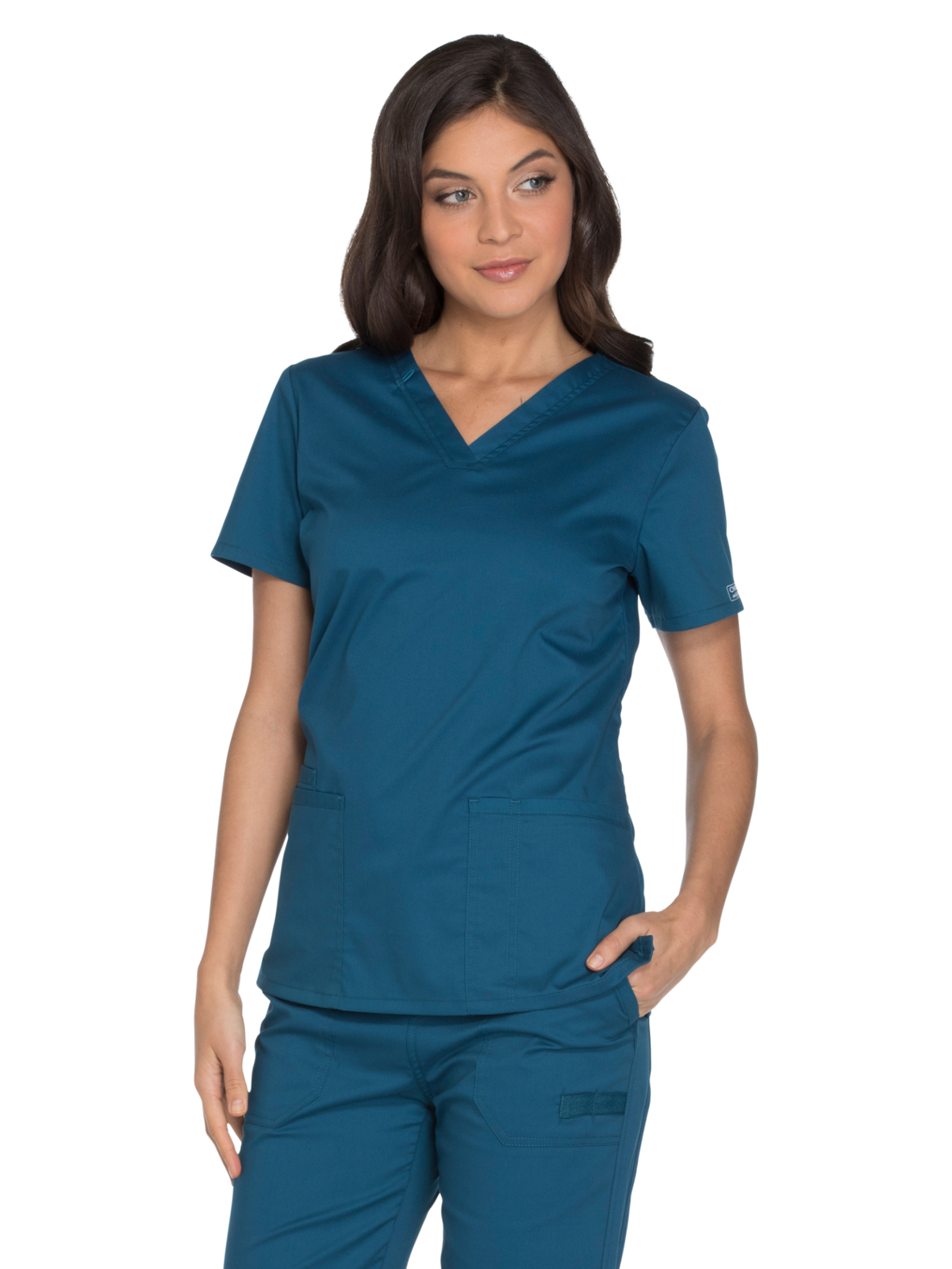 Cherokee - Workwear Core Stretch - Women's V-Neck Top 2