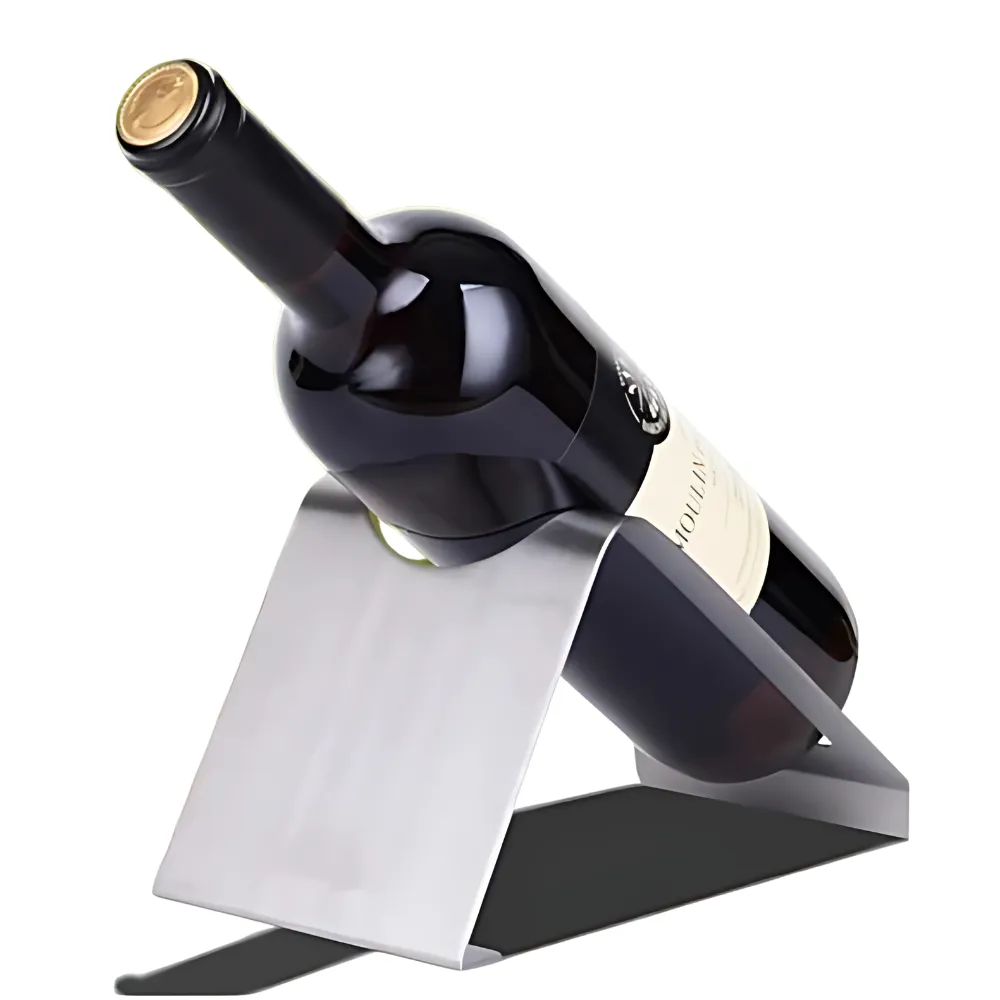 Single Bottle Steel Wine Rack 5