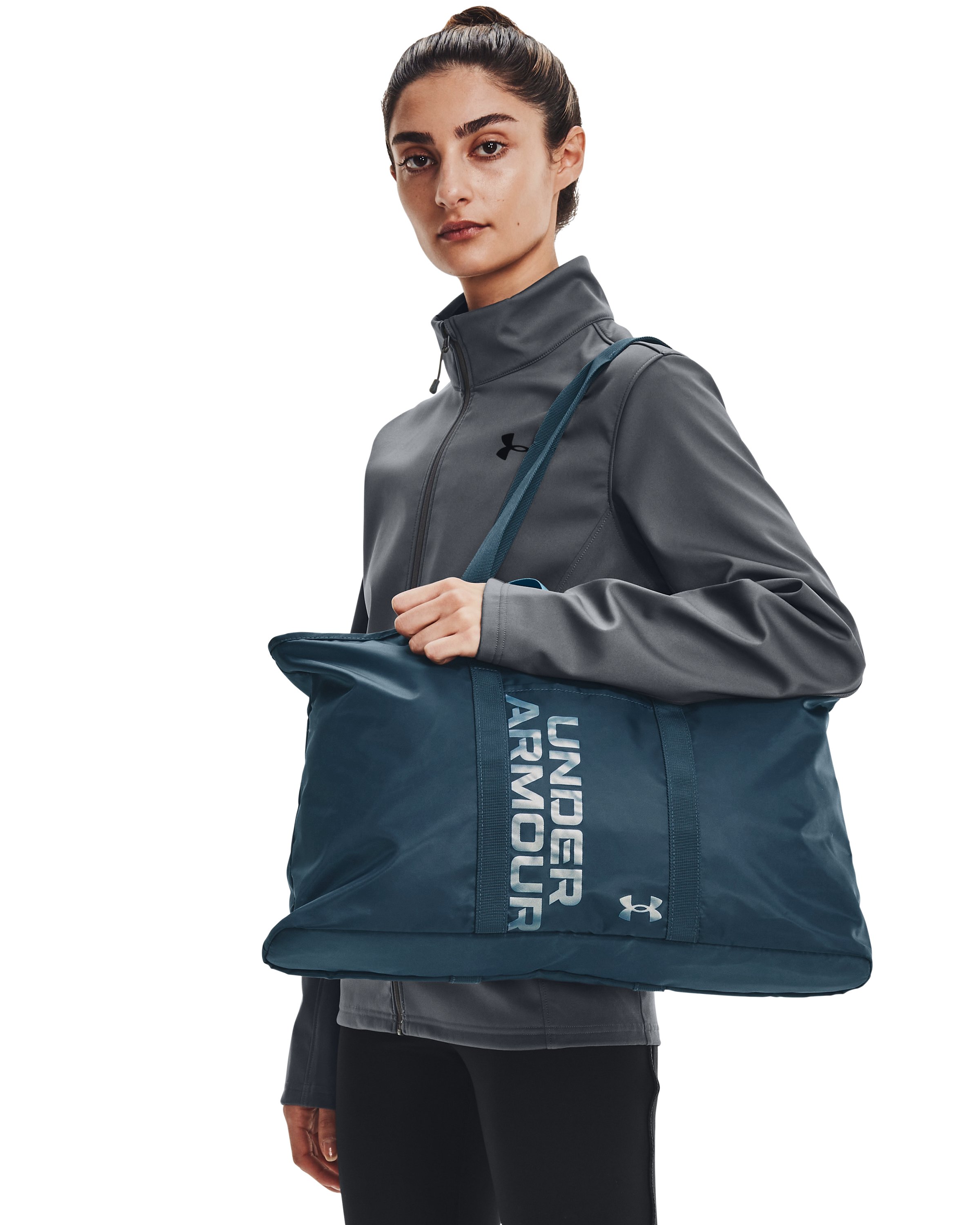 UA Favorite Metallic Women's Tote, custom tote bag with logo imprint 5