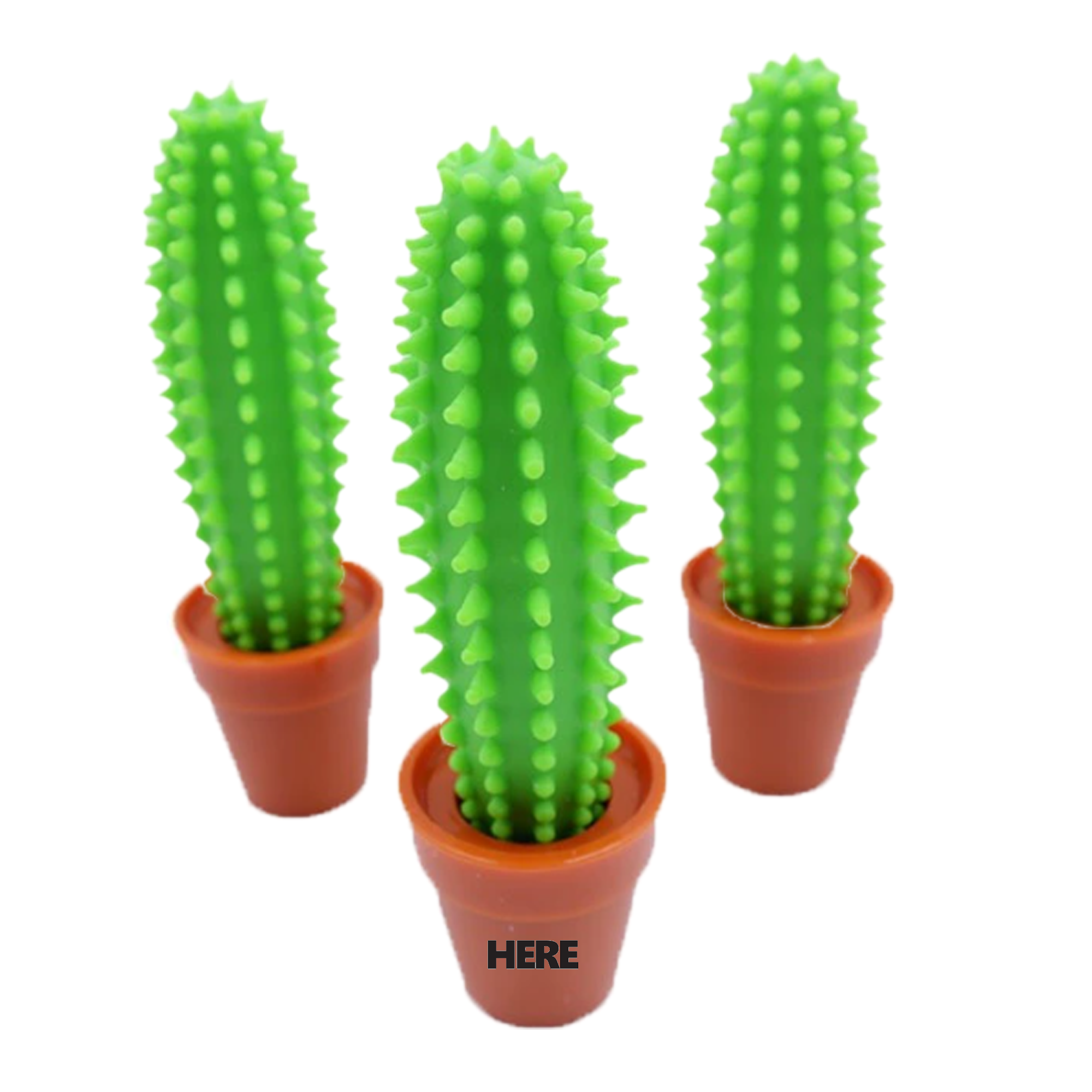 Fake Cactus Silicone Ballpoint Pen 2
