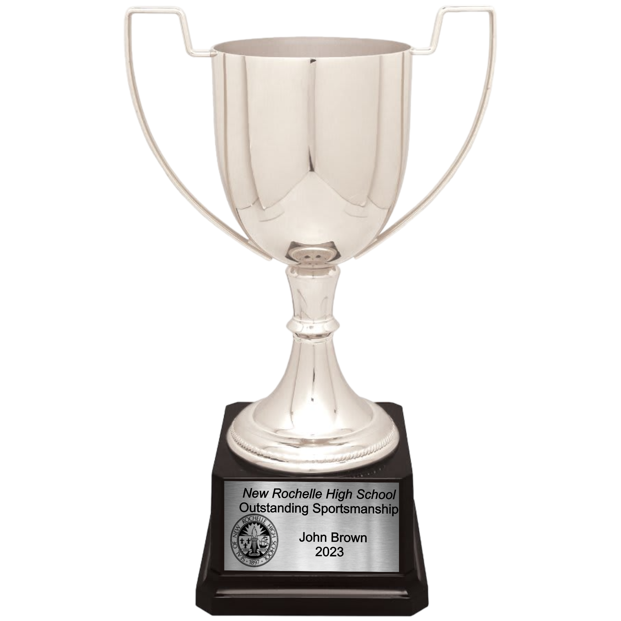 10 1/2" Completed Zinc Cup Trophy on Plastic Base 8