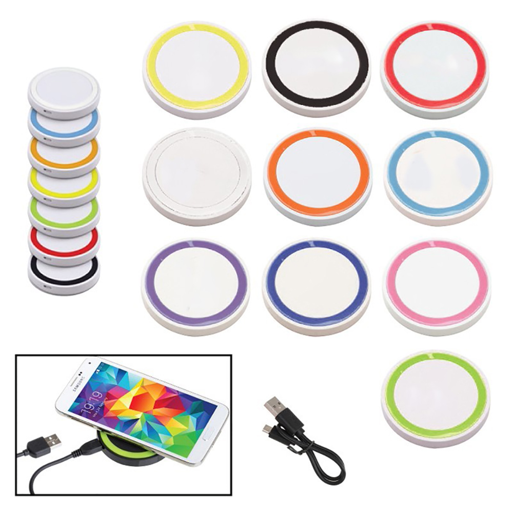 LOW MOQ Qi Wireless Puck phone Charging Pad 2