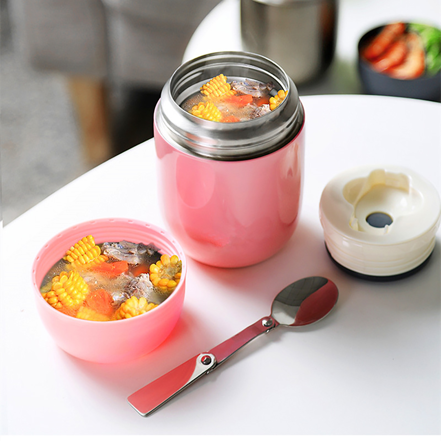 30 oz Stainless Steel Insulated Food Jar 4