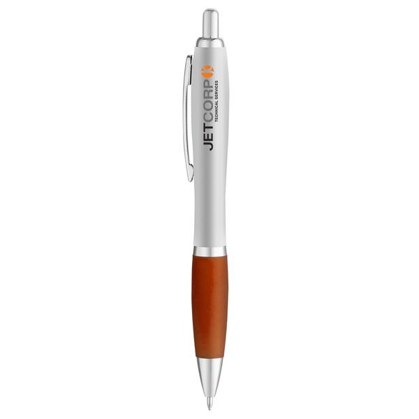 Curvaceous Matte Silver Ballpoint 42