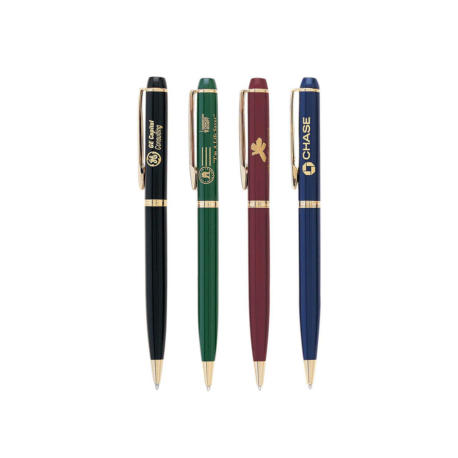 Glisten Enamel Coated Ballpoint Twist Metal Pen 13