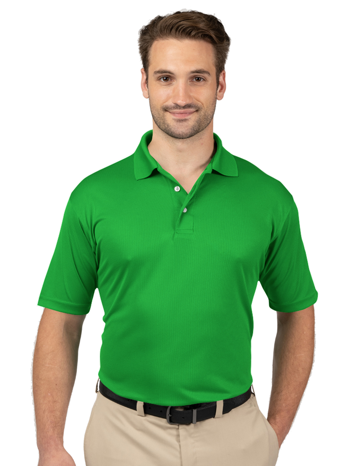 Blue Generation - Men's Pocketless Wicking Short Sleeve Polo 37