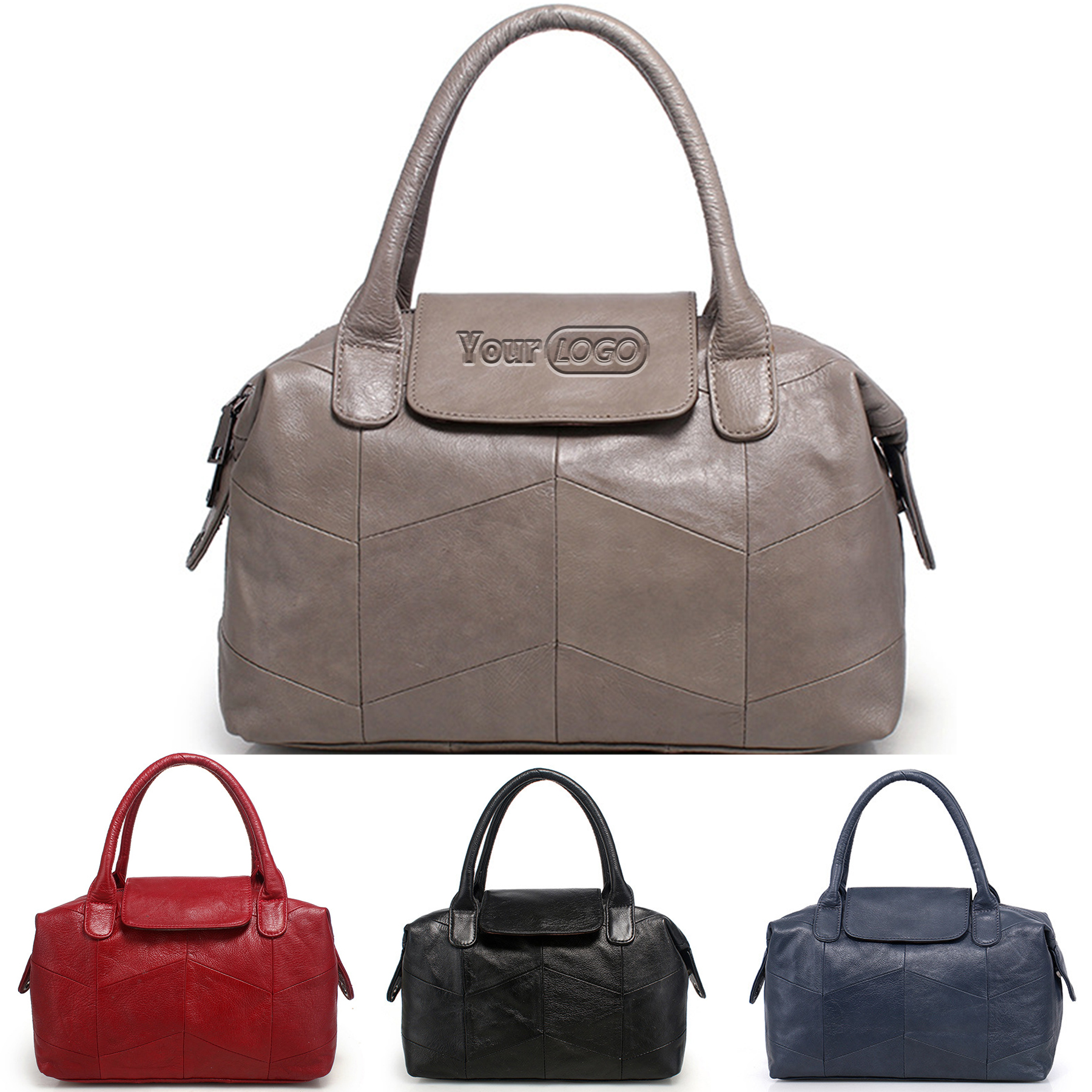 Leather Crossbody Satchel Handbags 2