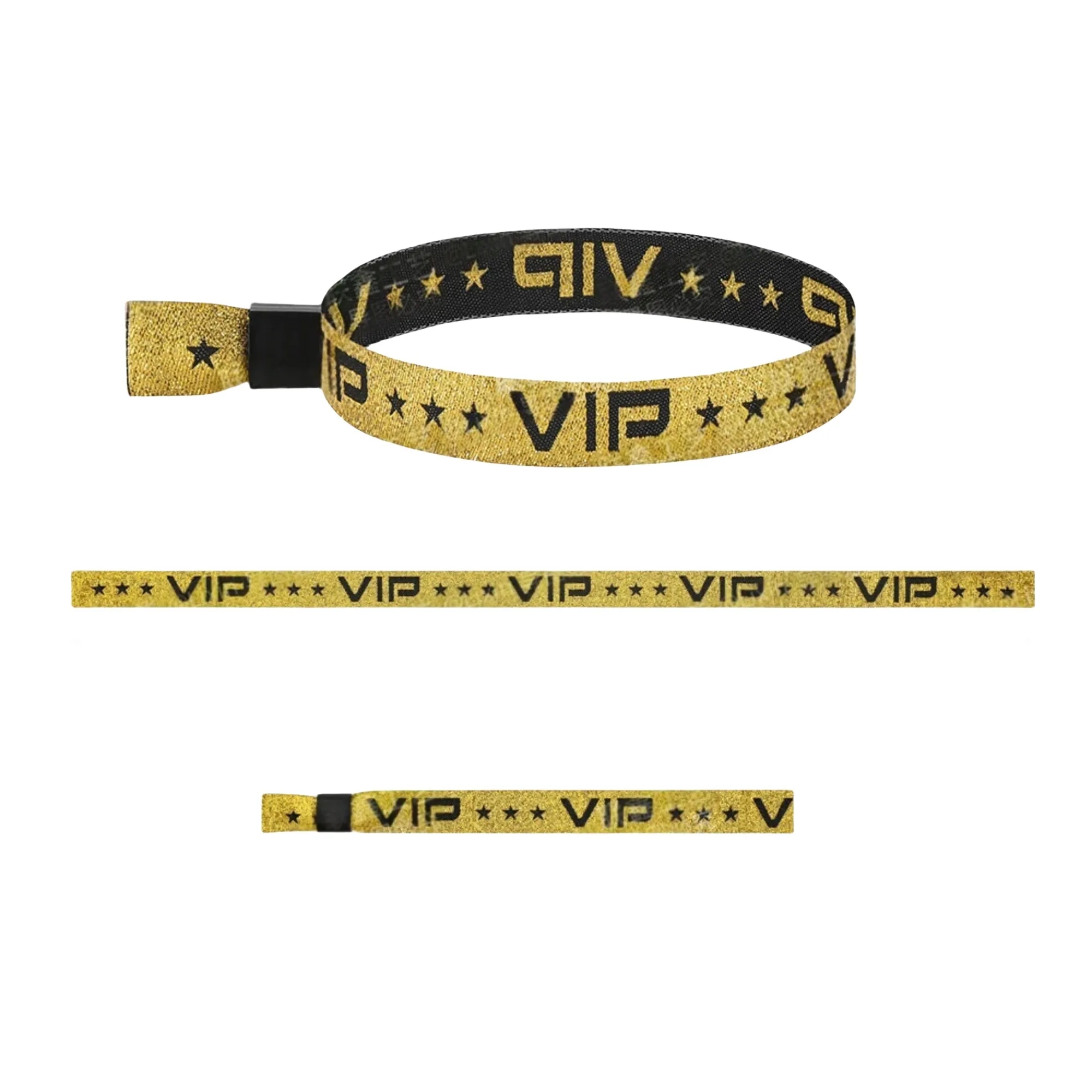 Customizable Gold Identification Wristband With Buttons 9