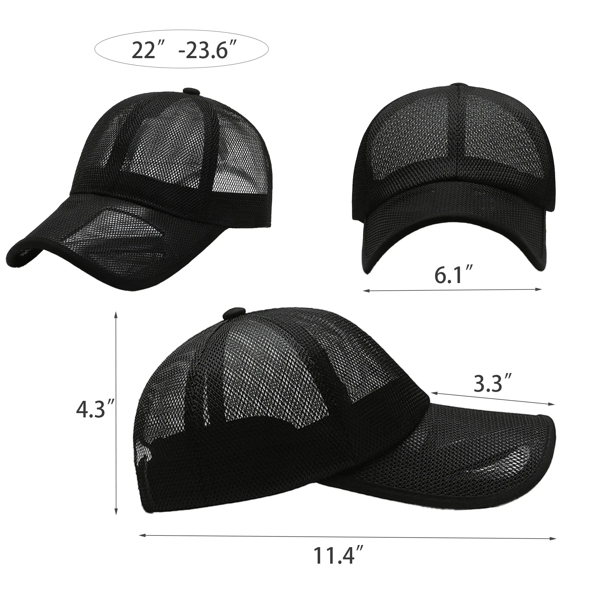 Mesh baseball cap 5