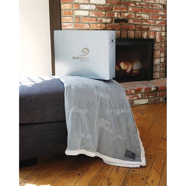 Thank You Lambswool Throw