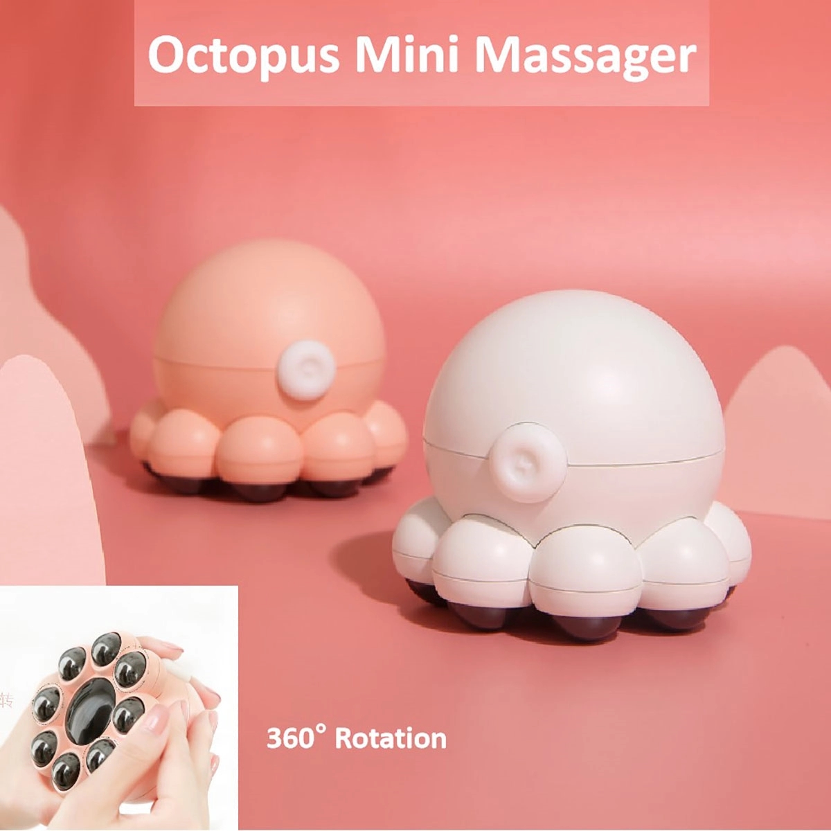 Mini Handheld Heating Vibrating Body Massager 2
