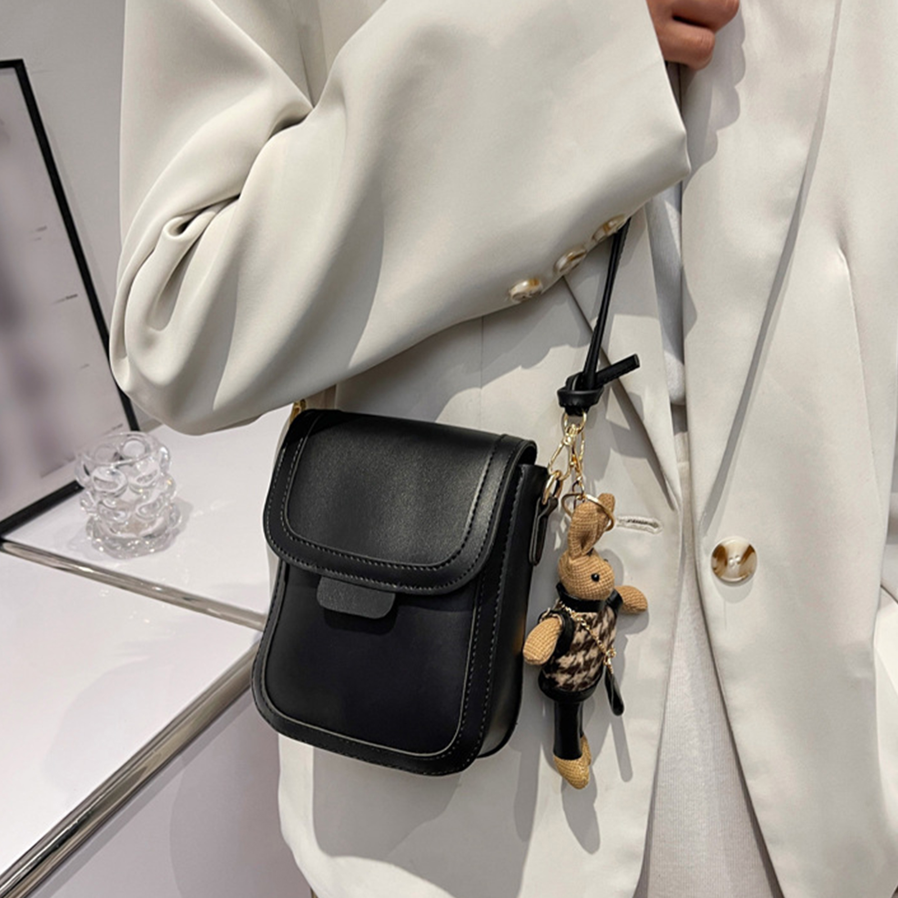 PU Mini change mobile shoulder bag 4