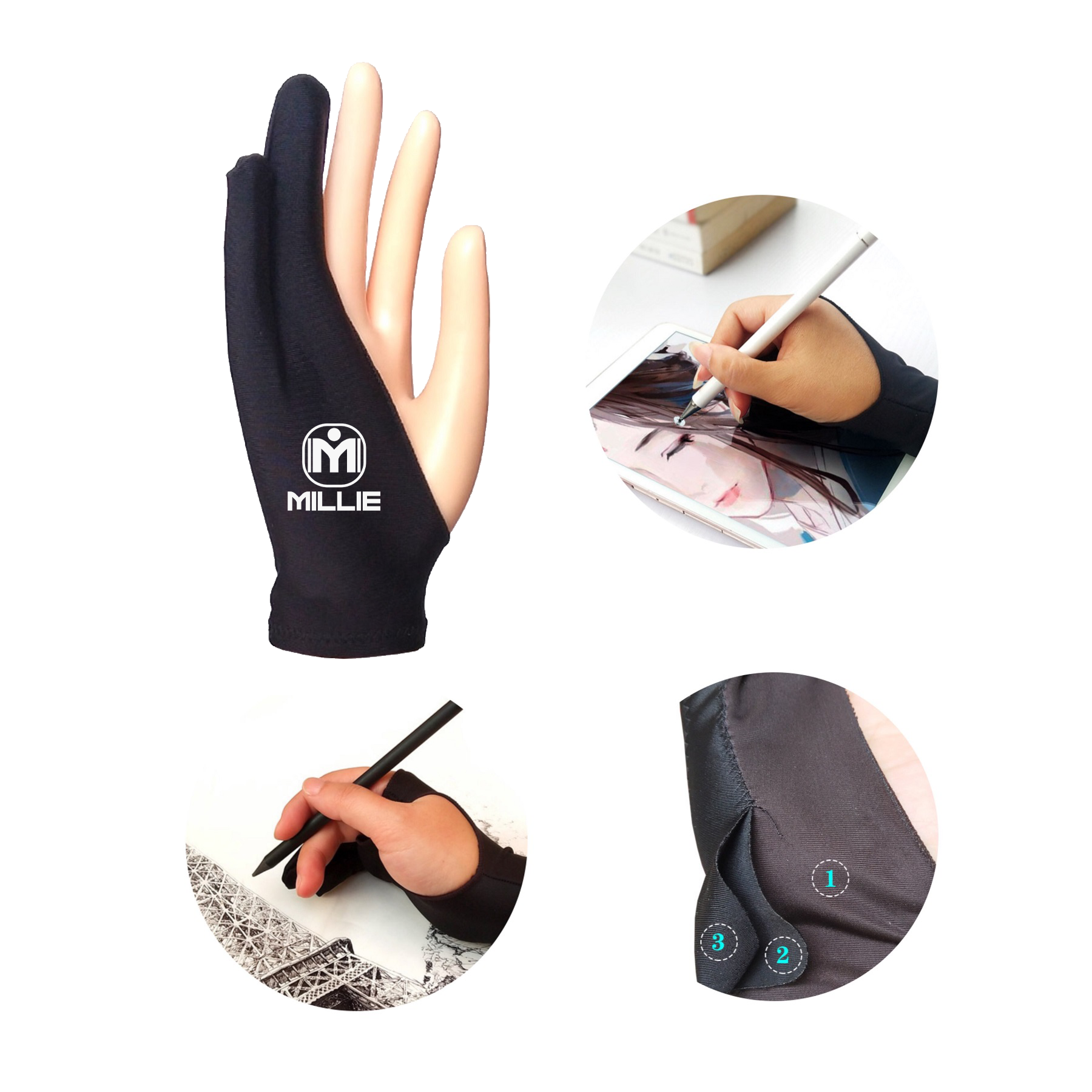 Painting Anti-mistouch Gloves 2