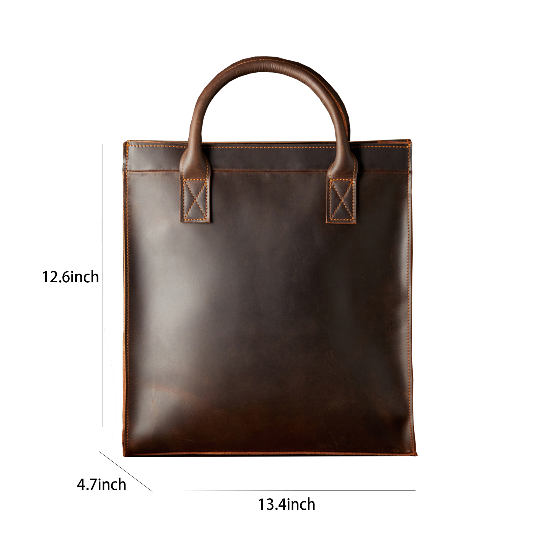 Leather Soft Cotton Tote Bag, custom tote bag with logo imprint 3