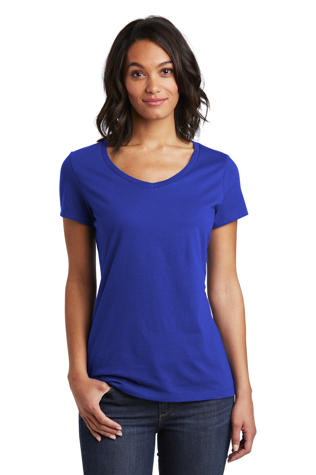 District Women's Very Important Tee V-Neck. DT6503 20
