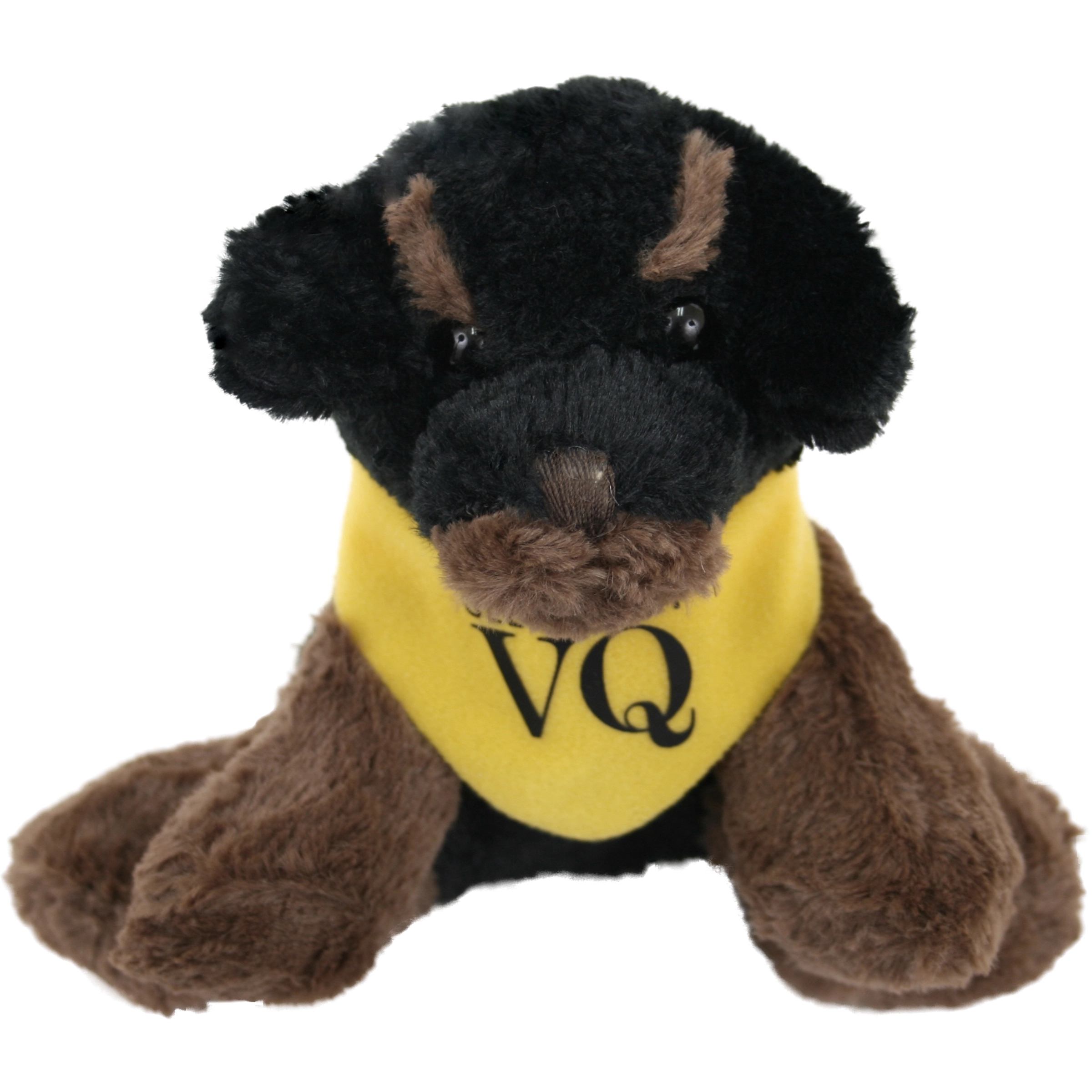 6" Floppy Dog - Brown & Black 4