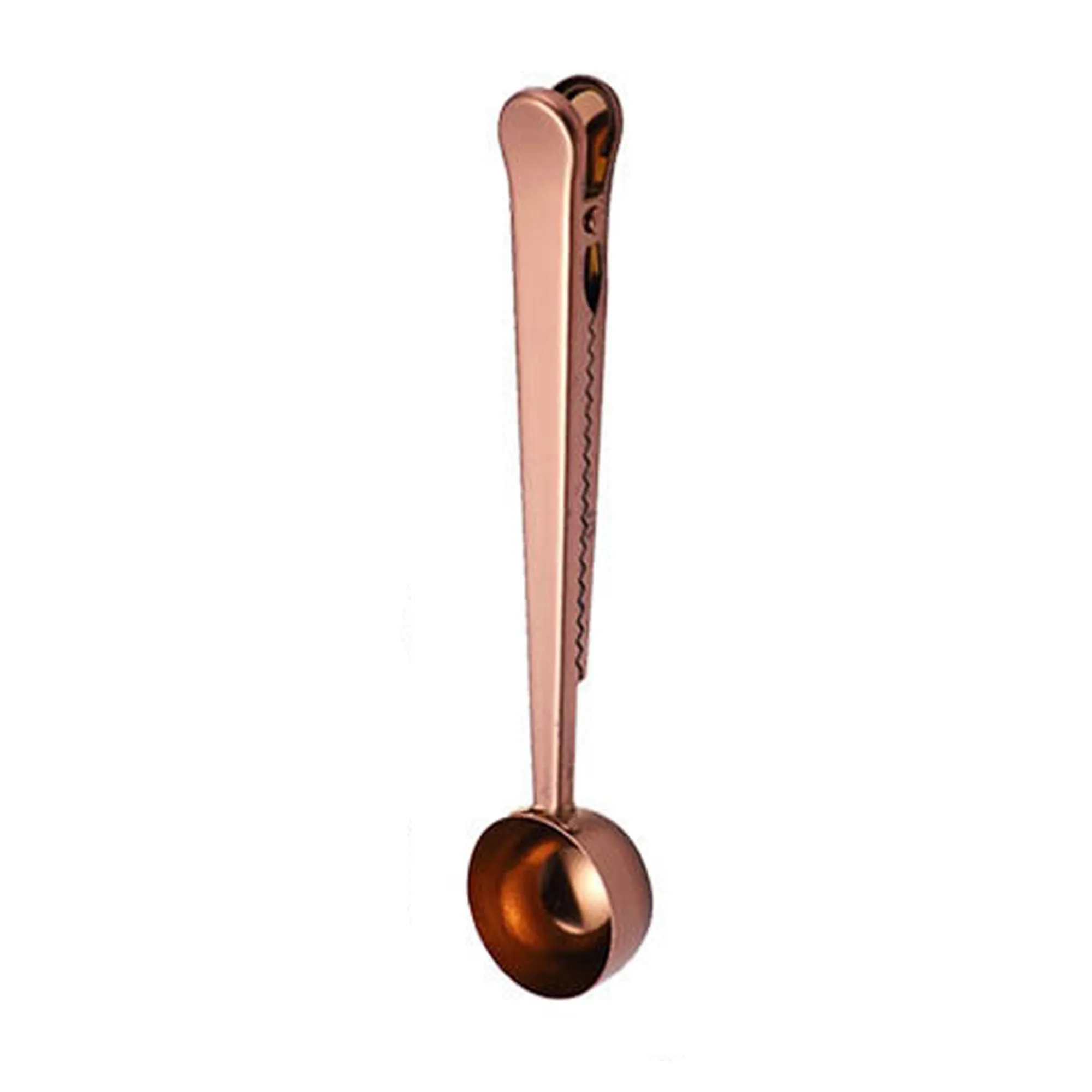 Stainless Steel Coffee Measuring Spoon With Sealing Clip 2