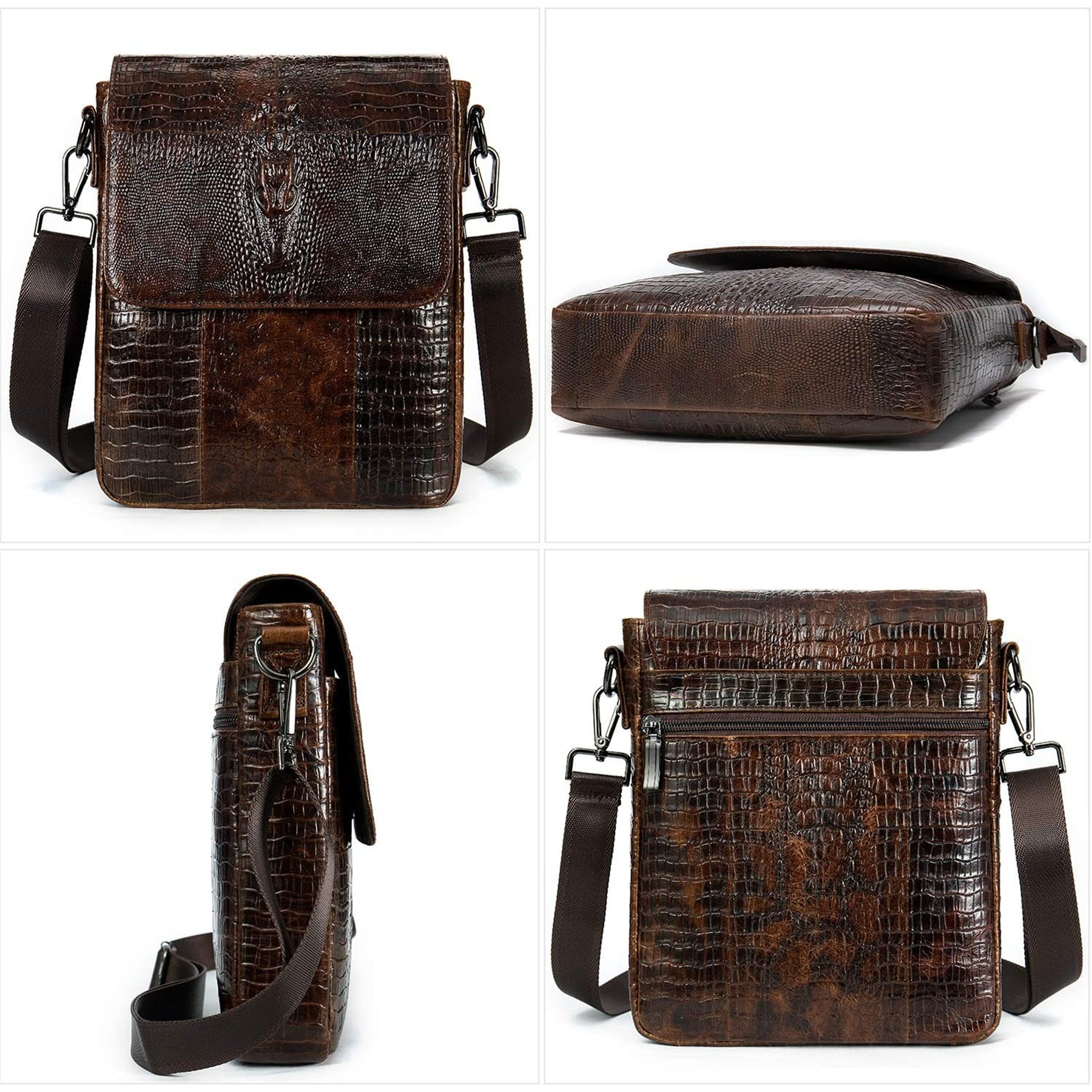Genuine Leather Messenger Bag 6