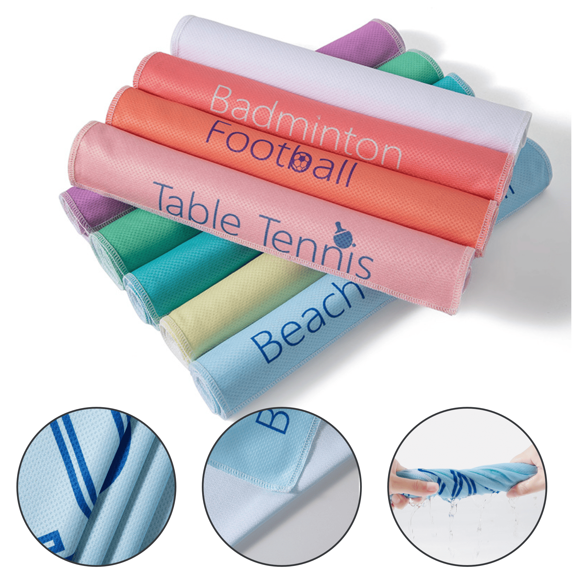Instant Cool Relief Microfiber Exercise Towel 2