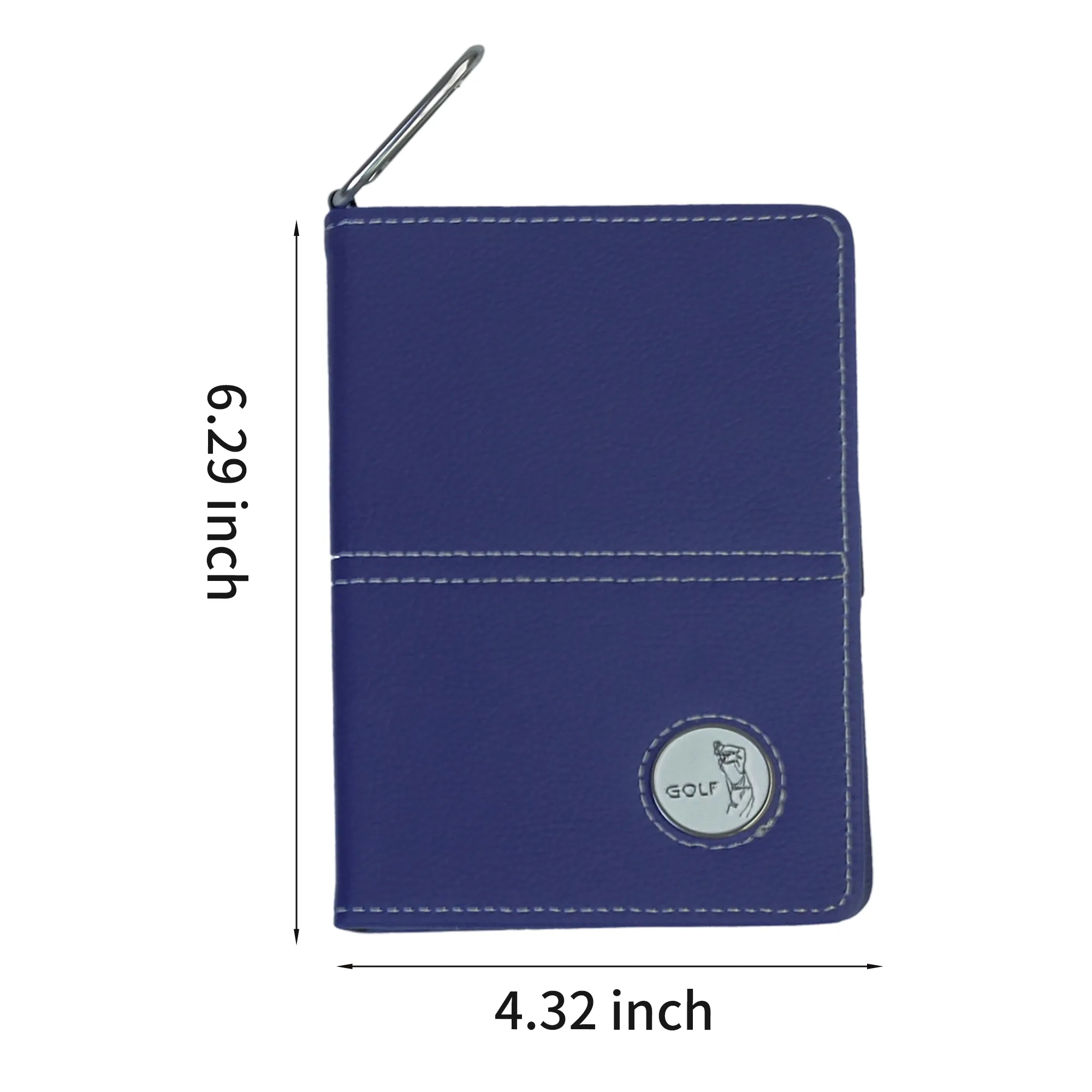 PU Leather Golf Scorecard Holder 4