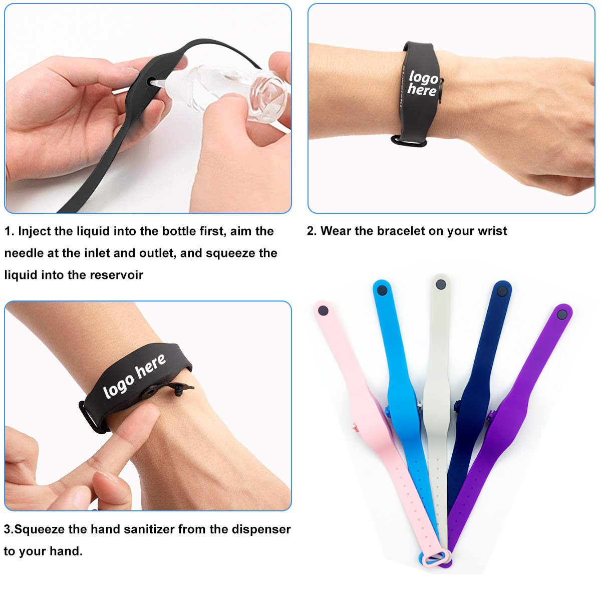 Sanitizers Wristbands 2