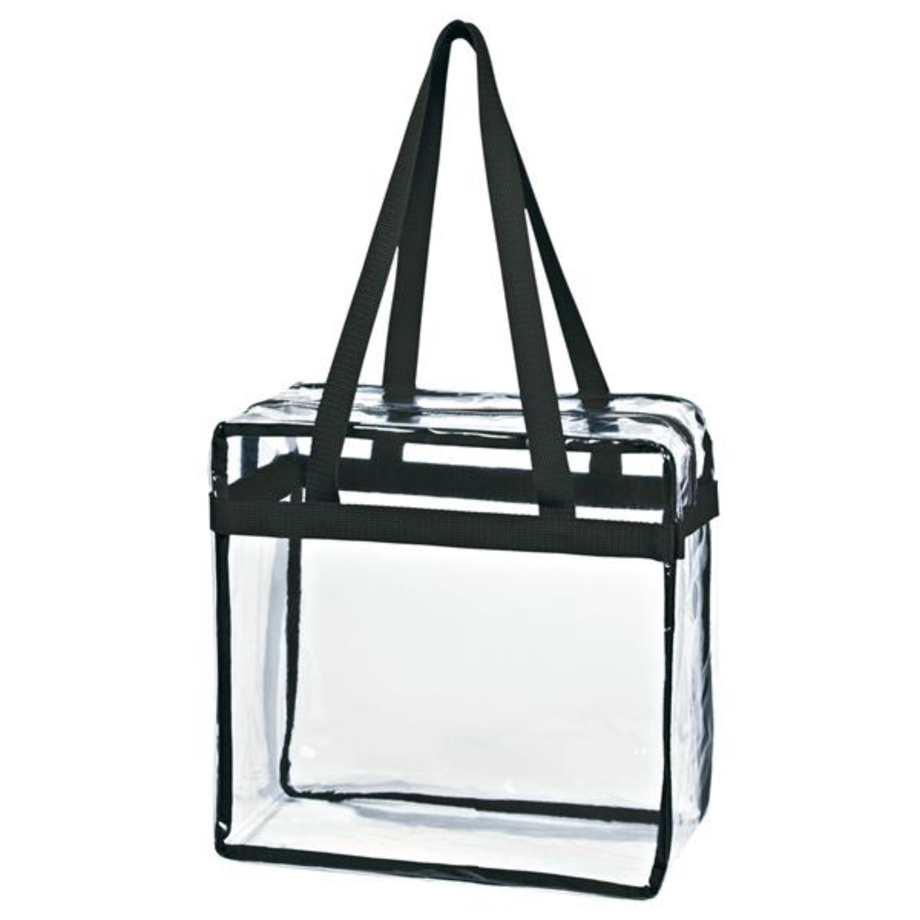 Clear Tote Bag With Zipper 2
