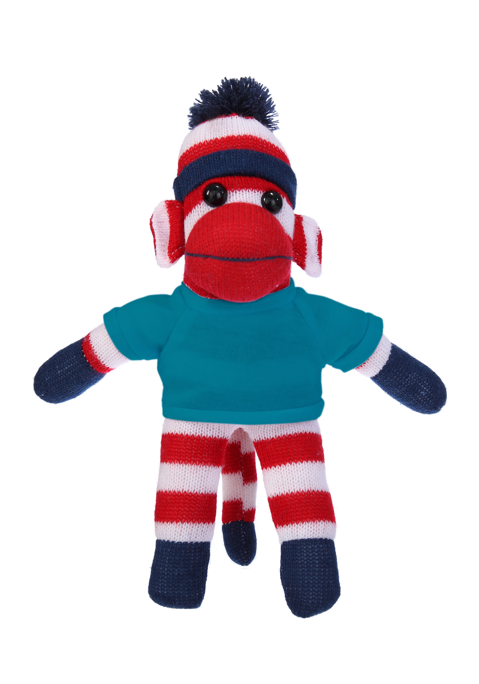 Plush Patriotic Sock Monkey with Tee 8