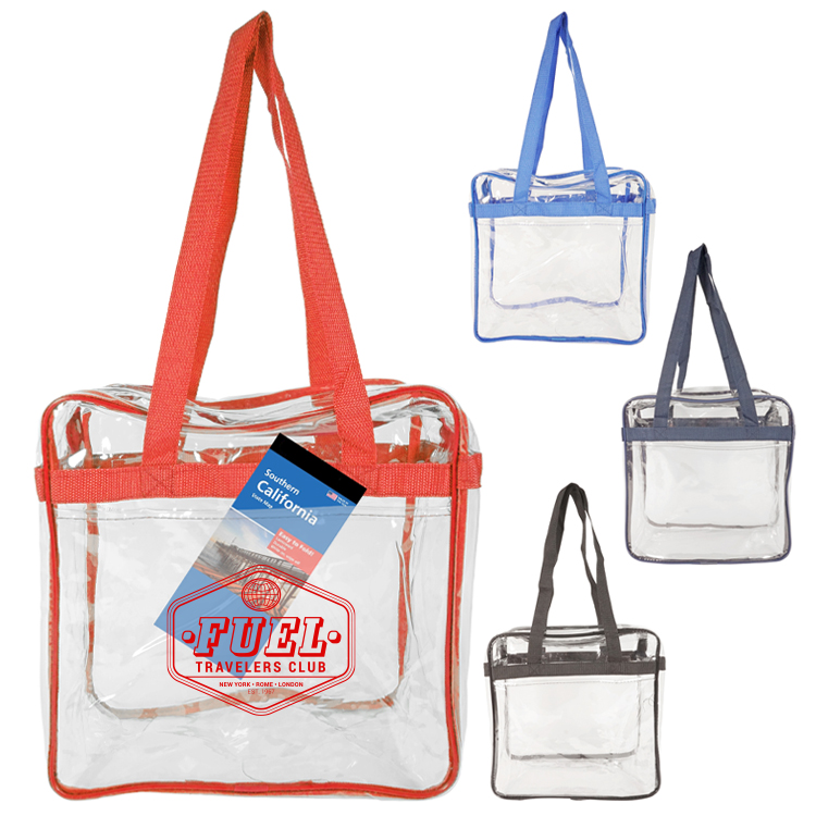 Bondi Clear Front Pocket Tote 11