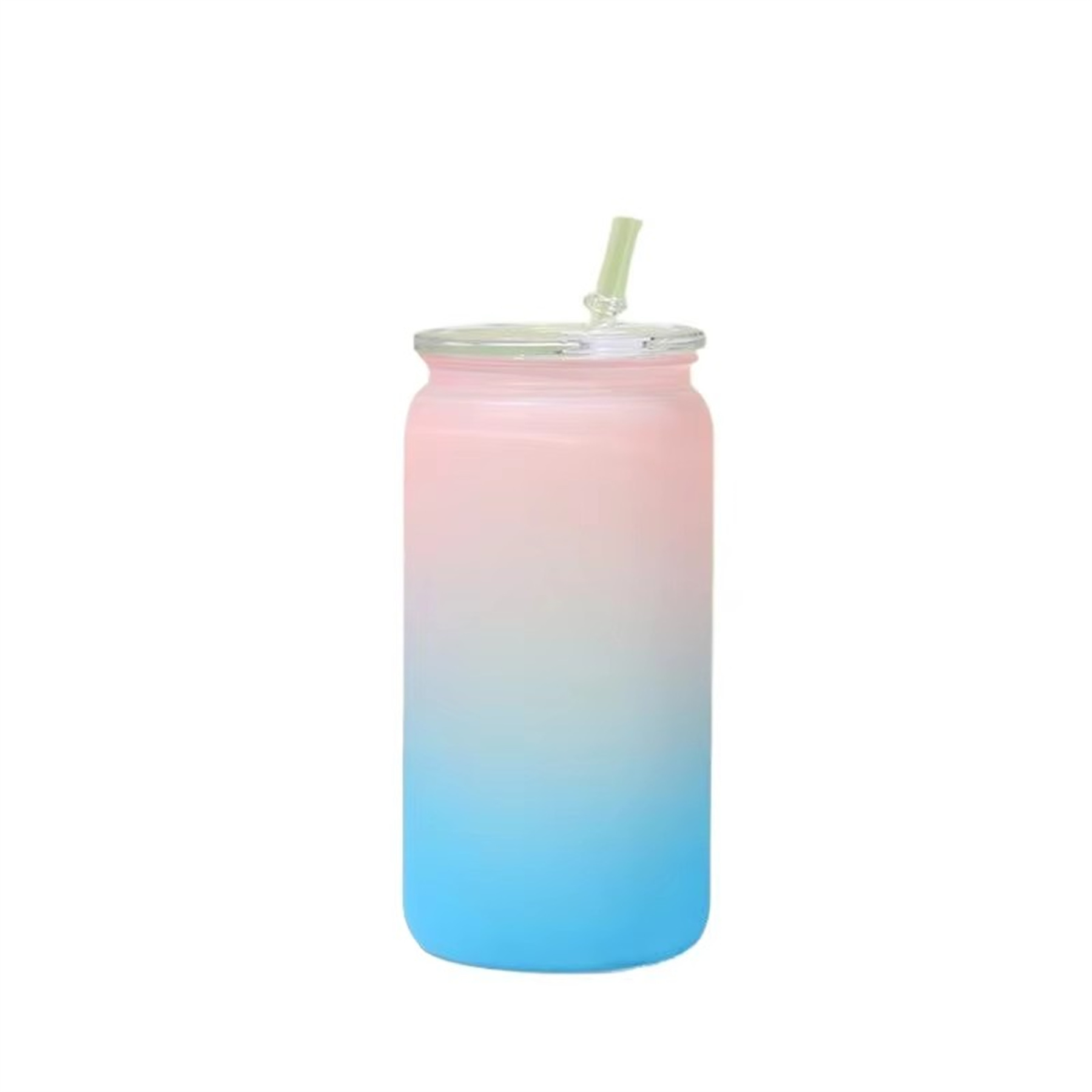 16oz Plastic Mason cup with straw 4