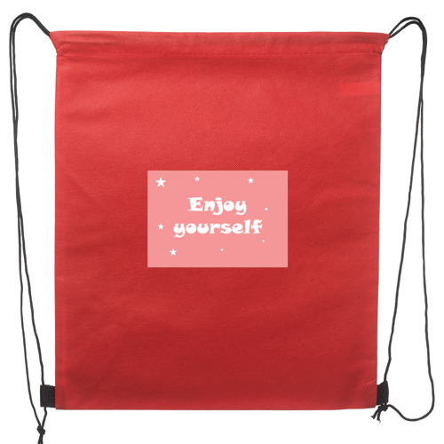 Non-Woven Polypropylene Drawstring Bag - 14.5"W x 17.5"H 21