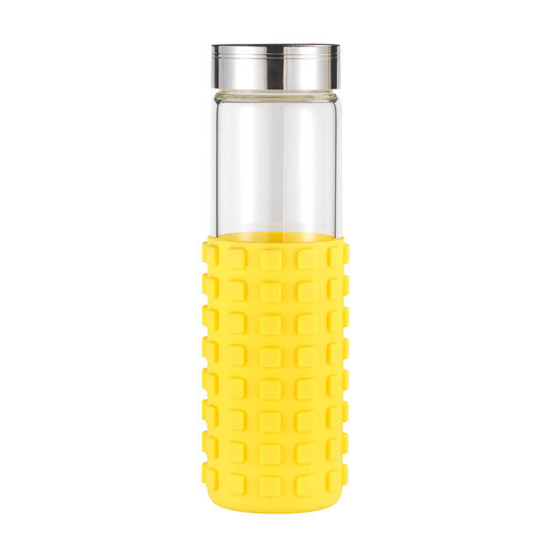 20 oz Silicone Grip Square Bottle 3