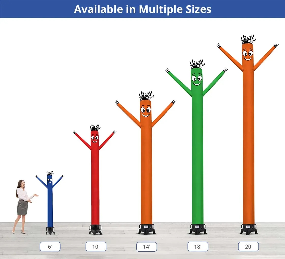 Inflatable Tube Man - Solid Colors with Blower 2