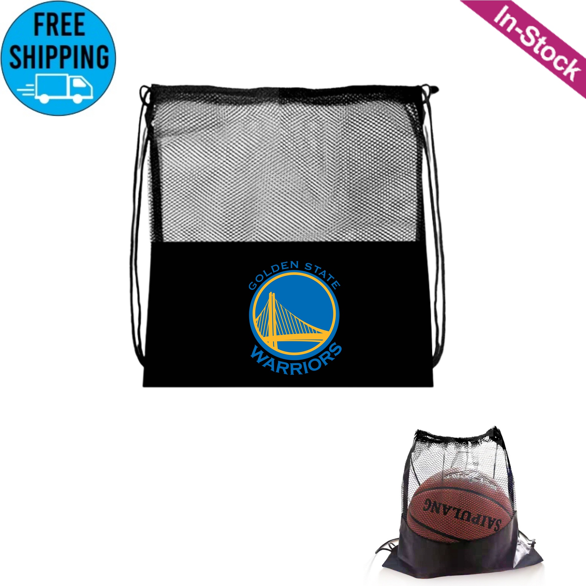 Mesh Drawstring Ball Bag 3