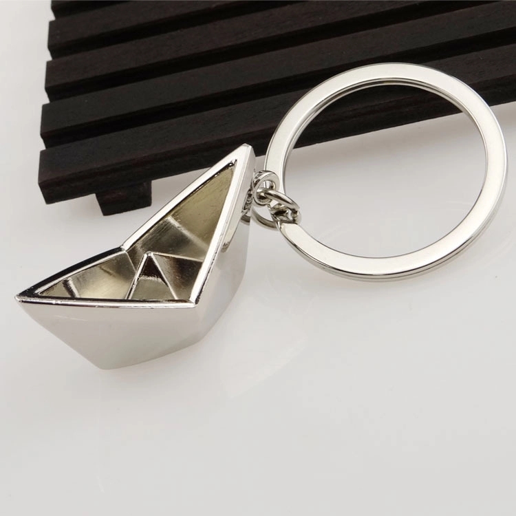 Paper boat keychain 1