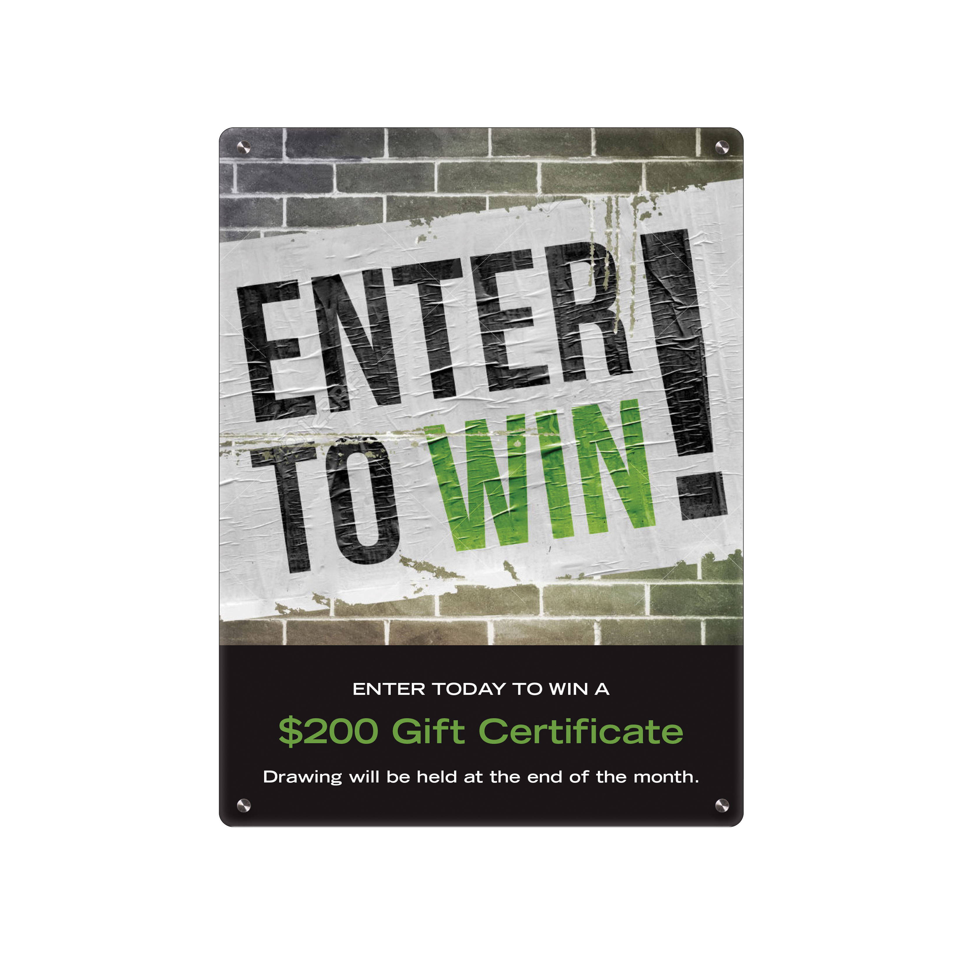 Stand-Off Sign 36x48