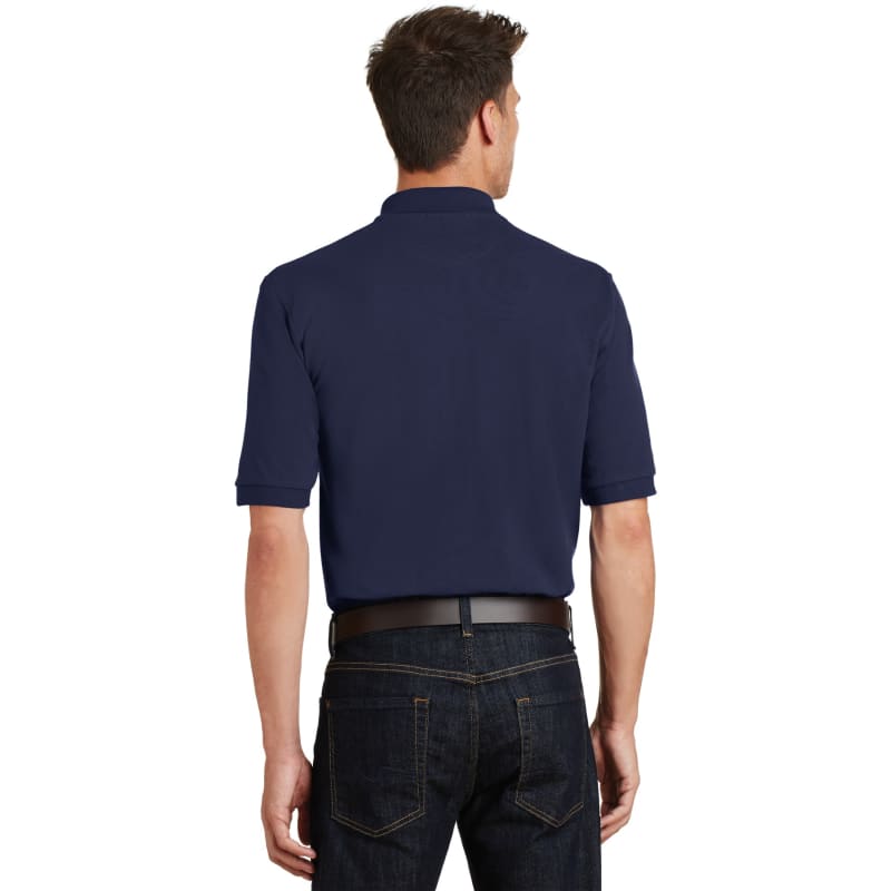 Port Authority Heavyweight Cotton Pique Polo With Pocket. 16